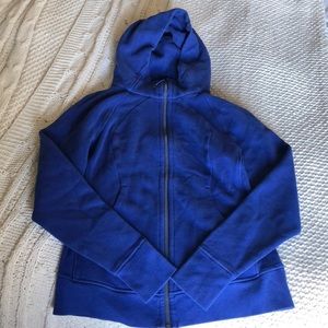 Blue Lululemon Scuba hoodie